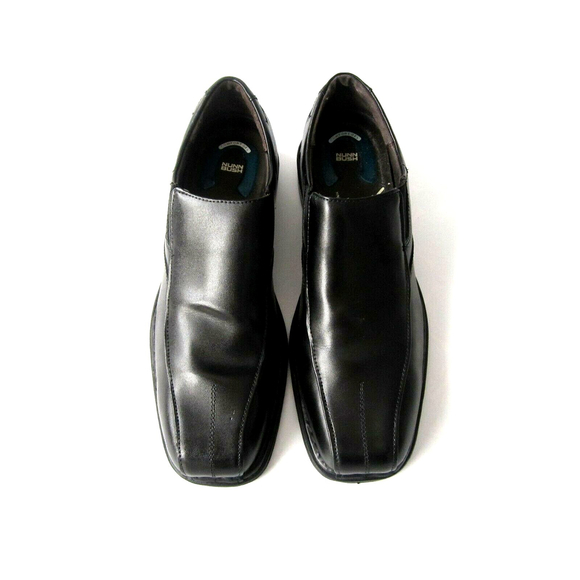 Nunn Bush Mens Size 12M Slip On Split Toe Loafers Black Leather, Gel 84040-001 - Picture 3 of 12